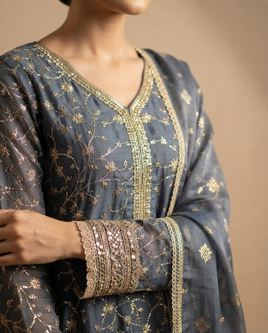 Embroidered Maxi
