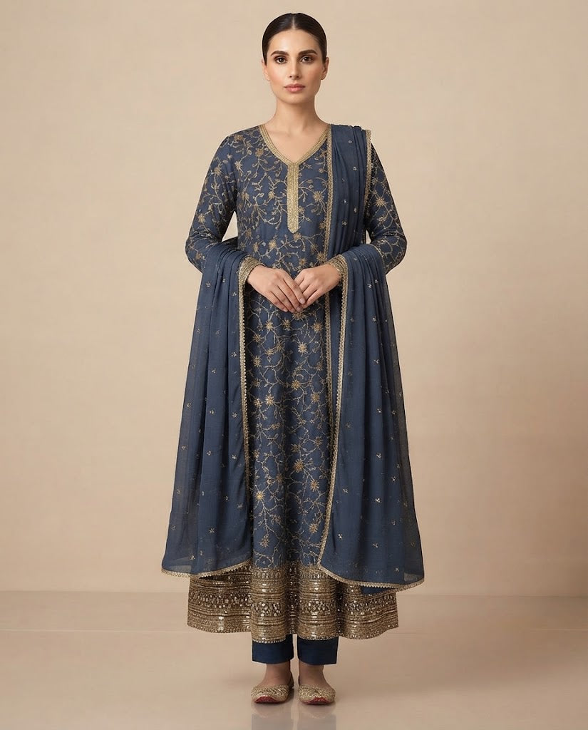 Embroidered Maxi