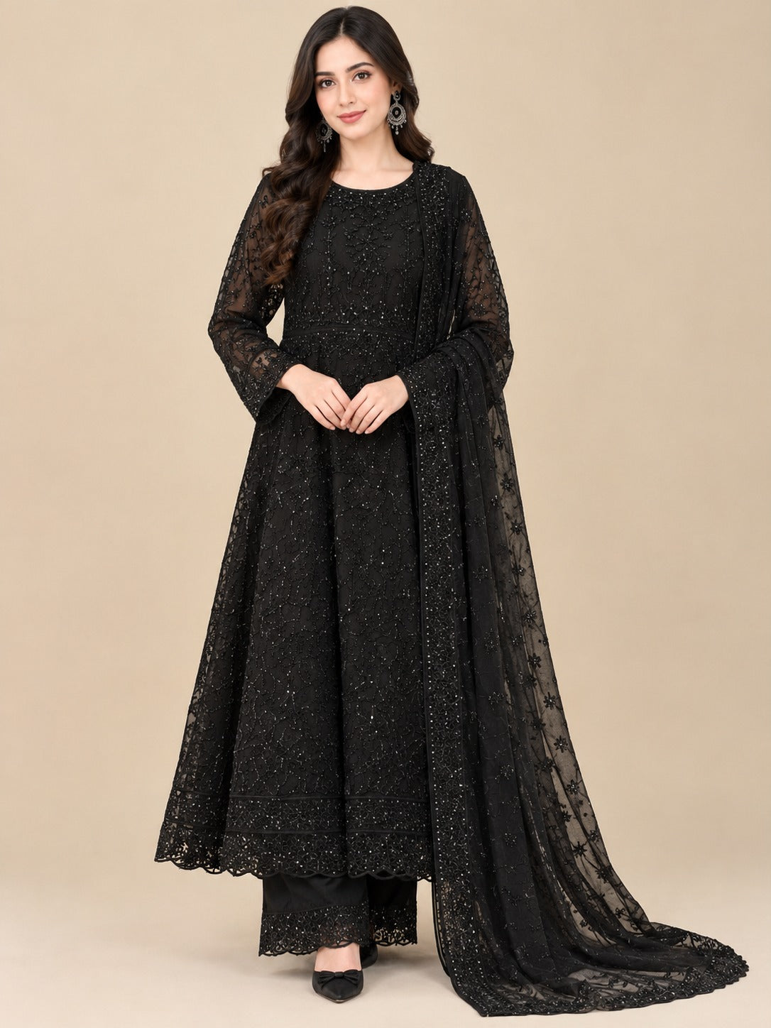Embroidered Long Frock